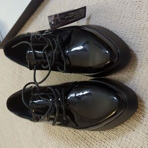 women black mirror dress shoes